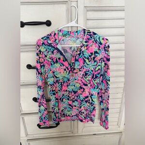 Lilly Pulitzer Justine luxletic half zip